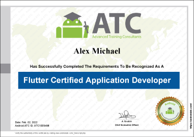 Flutter Certified Application Developer Courses South Africa