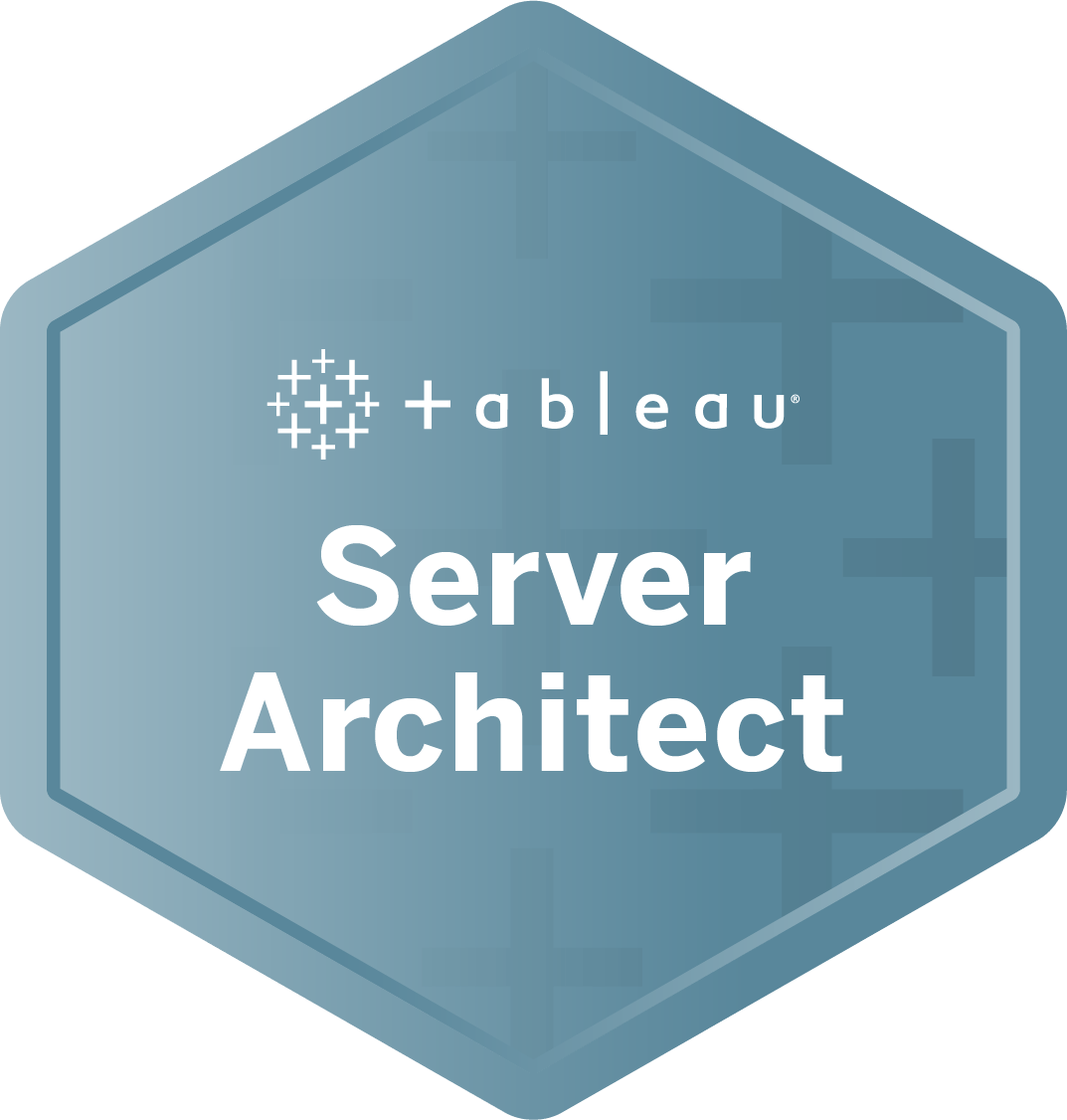  Tableau Certified Server Architect