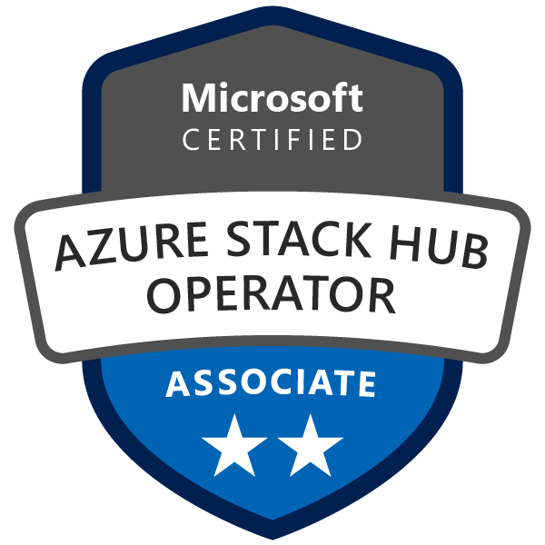 Azure Stack Hub Operator Associate