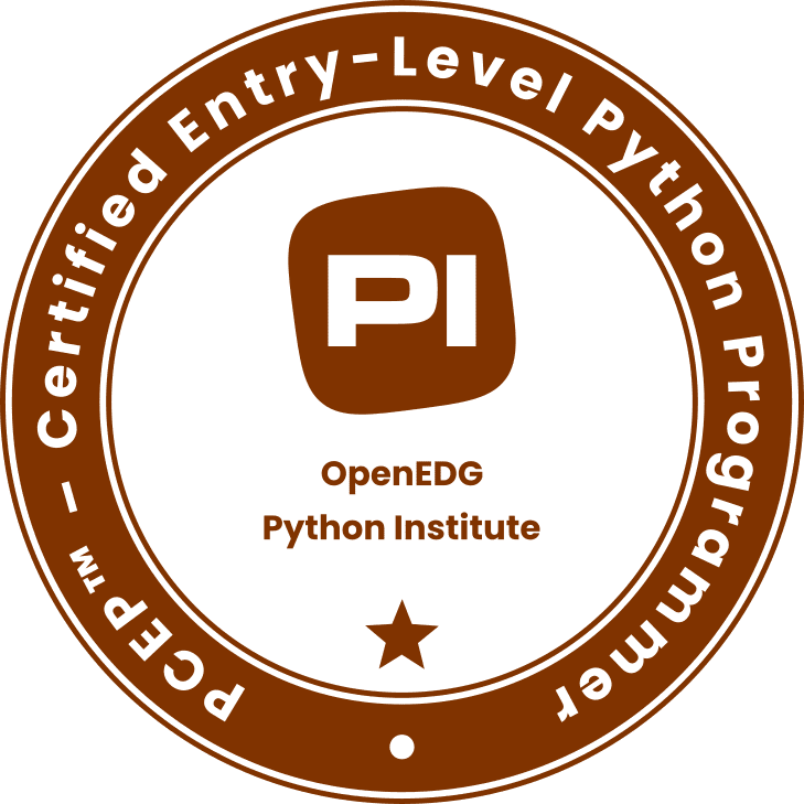 PCEP – Certified Entry-Level Python Programmer