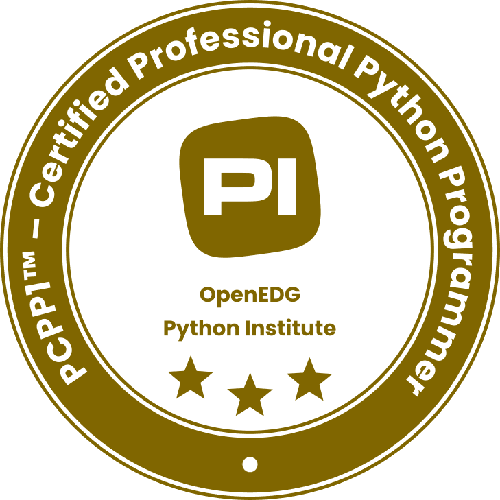 PCPP1 – Certified Professional in Python Programming 1
